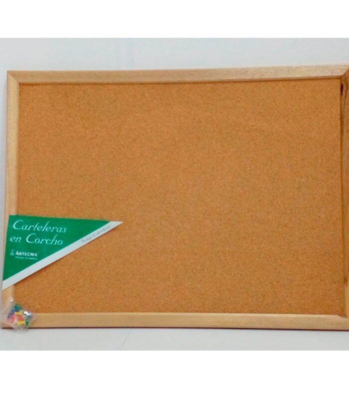 CARTELERA CORCHO 61X45 CMS C/CHINCHON