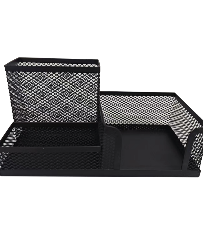 Porta múltiple metálico negro